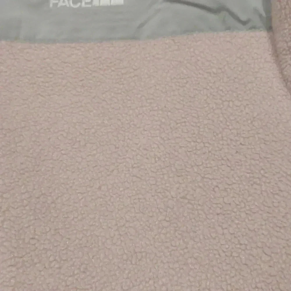 The‎ North Face fleece nylon pink gray jacket Girls Xlarge